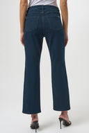 Joseph Ribkoff Classic Straight Leg Jeans with Rhinestone Hem Style 254917