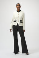 Joseph Ribkoff Mandarin Collar Fitted Jacket Style 254922