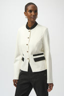 Joseph Ribkoff Mandarin Collar Fitted Jacket Style 254922