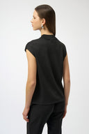 Joseph Ribkoff Sleeveless Pullover with Iron-On Detail Style 254935