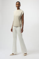 Joseph Ribkoff Sleeveless Pullover with Iron-On Detail Style 254935