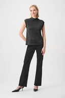 Joseph Ribkoff Embellished Sparkly Sleeveless Sweater Style 254935