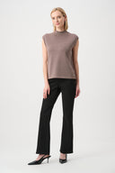 Joseph Ribkoff Embellished Sparkly Sleeveless Sweater Style 254935