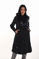 Frank Lyman Chic Long Hooded Coat Style 254937