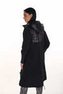 Frank Lyman Chic Long Hooded Coat Style 254937