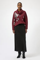 Joseph Ribkoff Turtleneck Pullover with Sequins Stye 254942