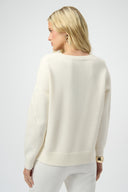 Joseph Ribkoff V-Neck Pullover with Sequins Style 254949