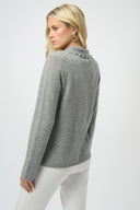 Joseph Ribkoff Cashmere Long Sleeve Sweater Style 254953
