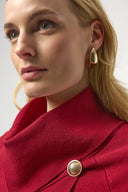 Joseph Ribkoff Coat with Overlap Collar Style 254956