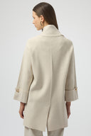 Joseph Ribkoff Coat with Overlap Collar Style 254956