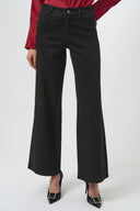 Joseph Ribkoff Classic Wide Leg Jeans with Rhinestones Style 254962