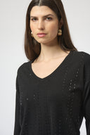 Joseph Ribkoff Pullover with Iron-On Detail Style 254966