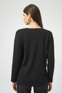 Joseph Ribkoff Pullover with Iron-On Detail Style 254966