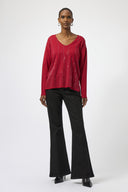 Joseph Ribkoff Pullover with Iron-On Detail Style 254966