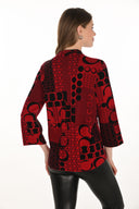 Frank Lyman Collared Geometric Blazer Style 254992