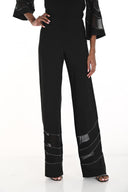 Frank Lyman Black Flare Pants with Jewels Style 259758