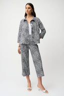 Joseph Ribkoff Abstract Print Pull-On Culotte Style 261002