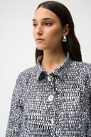 Joseph Ribkoff Abstract Print Trapeze Jacket Style 261003