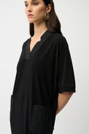 Joseph Ribkoff Straight Dress With V-neckline Style 261010