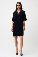 Joseph Ribkoff Straight Dress With V-neckline Style 261010