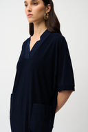 Joseph Ribkoff Straight Dress With V-neckline Style 261010