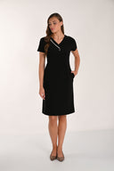 Frank Lyman Short Sleeve Knee-Length Shift Dress Style 261014