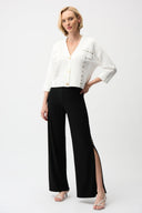 Joseph Ribkoff Silky Knit Wide Leg Pull-On Pants Style 261018