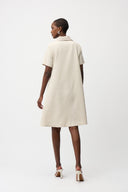 Joseph Ribkoff Geometric Textured Jacquard A-Line Dress Style 261027