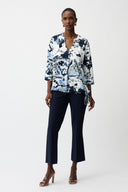 Joseph Ribkoff Conversational Print Cocoon Tunic Style 261030