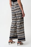 Joseph Ribkoff Geometric Print Wide Leg Pull-On Pants Style 261058