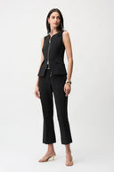 Joseph Ribkoff Pull-On Flare Pants With Chain Belt Style 261059