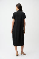 Joseph Ribkoff Textured Cocoon Dress With Front Zipper Style 261064