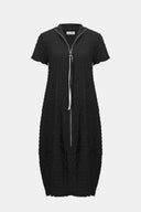 Joseph Ribkoff Textured Cocoon Dress With Front Zipper Style 261064