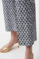 Joseph Ribkoff Geometric Print Flare Pull-On Pants Style 261083