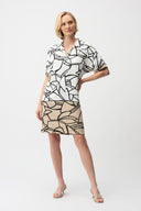 Joseph Ribkoff Abstract Print Shirt Dress Style 261087