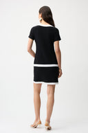 Joseph Ribkoff Silky Knit Color Block Sheath Dress Style 261091