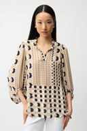 Joseph Ribkoff Dot Print Boxy Tunic Style 261099