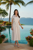 Frank Lyman Striped Casual Shirt Dress Style 261102