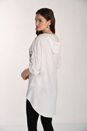 Frank Lyman Blouse with Flower Embroidery 261111