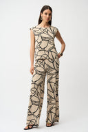 Joseph Ribkoff Woven Abstract Print Boxy Top Style 261125