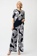 Joseph Ribkoff High-waisted Abstract Trousers Style 261139