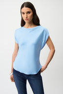 Joseph Ribkoff Fitted Top With Cowl Neck Style 261152
