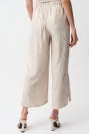 Joseph Ribkoff Pleated Satin Pull-On Culotte Pants Style 261161