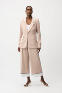 Joseph Ribkoff Fitted Blazer With Contrast Piping Style 261167