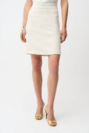 Joseph Ribkoff Bouclé High Waist A-Line Skirt Style 2611175