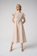 Joseph Ribkoff Fit And Flare Dress With Tie Waist Style 261177