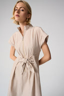 Joseph Ribkoff Fit And Flare Dress With Tie Waist Style 261177