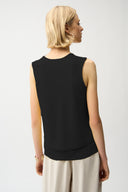 Joseph Ribkoff Silky Knit Layered Sleeveless Top Style 261189
