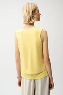 Joseph Ribkoff Silky Knit Layered Sleeveless Top Style 261189