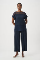 Joseph Ribkoff Pull-On Crop Pants With Front Pockets Style 261197